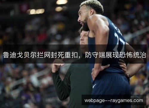 鲁迪戈贝尔拦网封死重扣，防守端展现恐怖统治